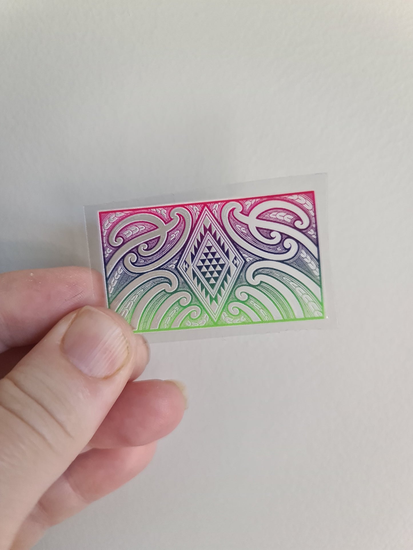 Tiny UV DTF transfer 5cmx5cm for bank cards and phones - #13