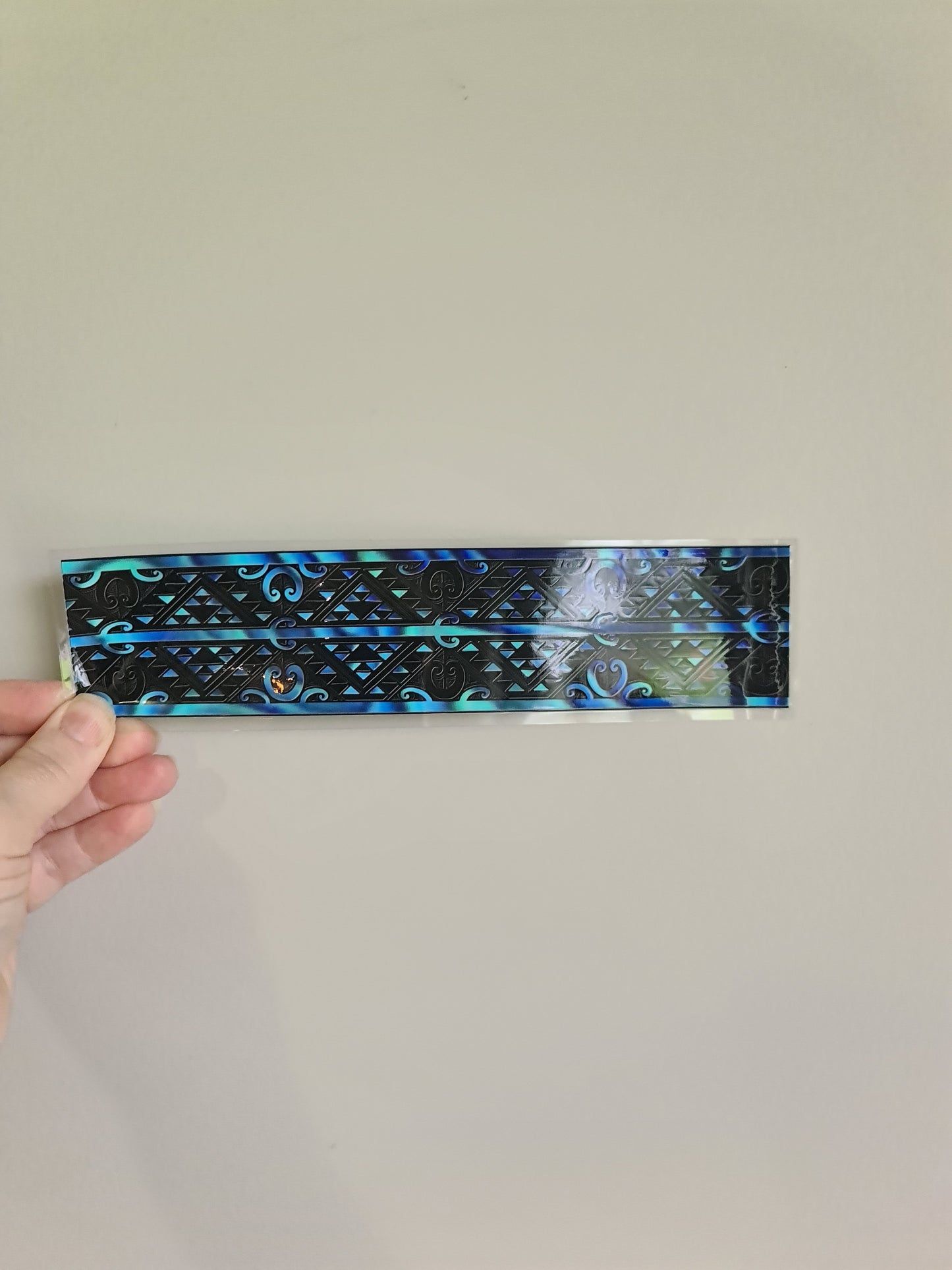 UV dtf transfer Maori design band 23cmx5cm 16oz wrap #1270 blue