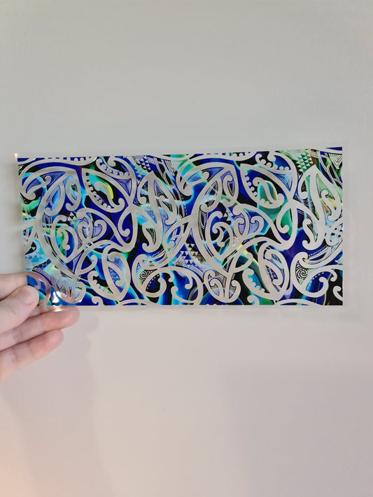 UV dtf Maori design 23cmx11cm 16oz wrap #908