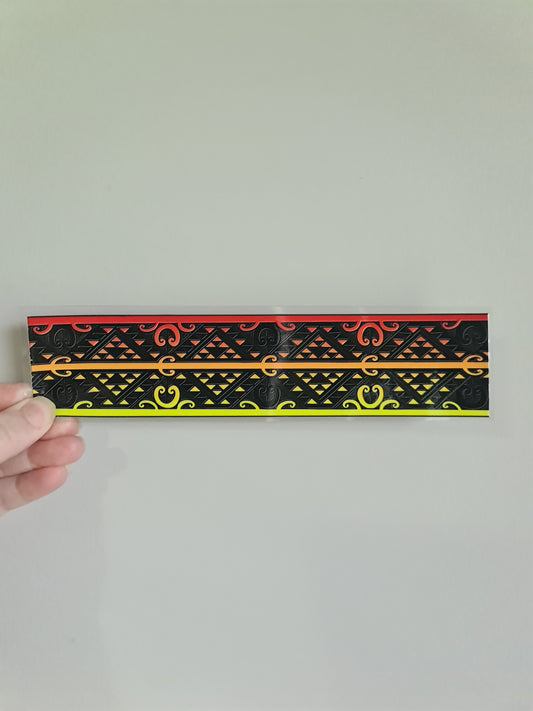 UV dtf transfer Maori design band 23cmx5cm 16oz wrap #1268