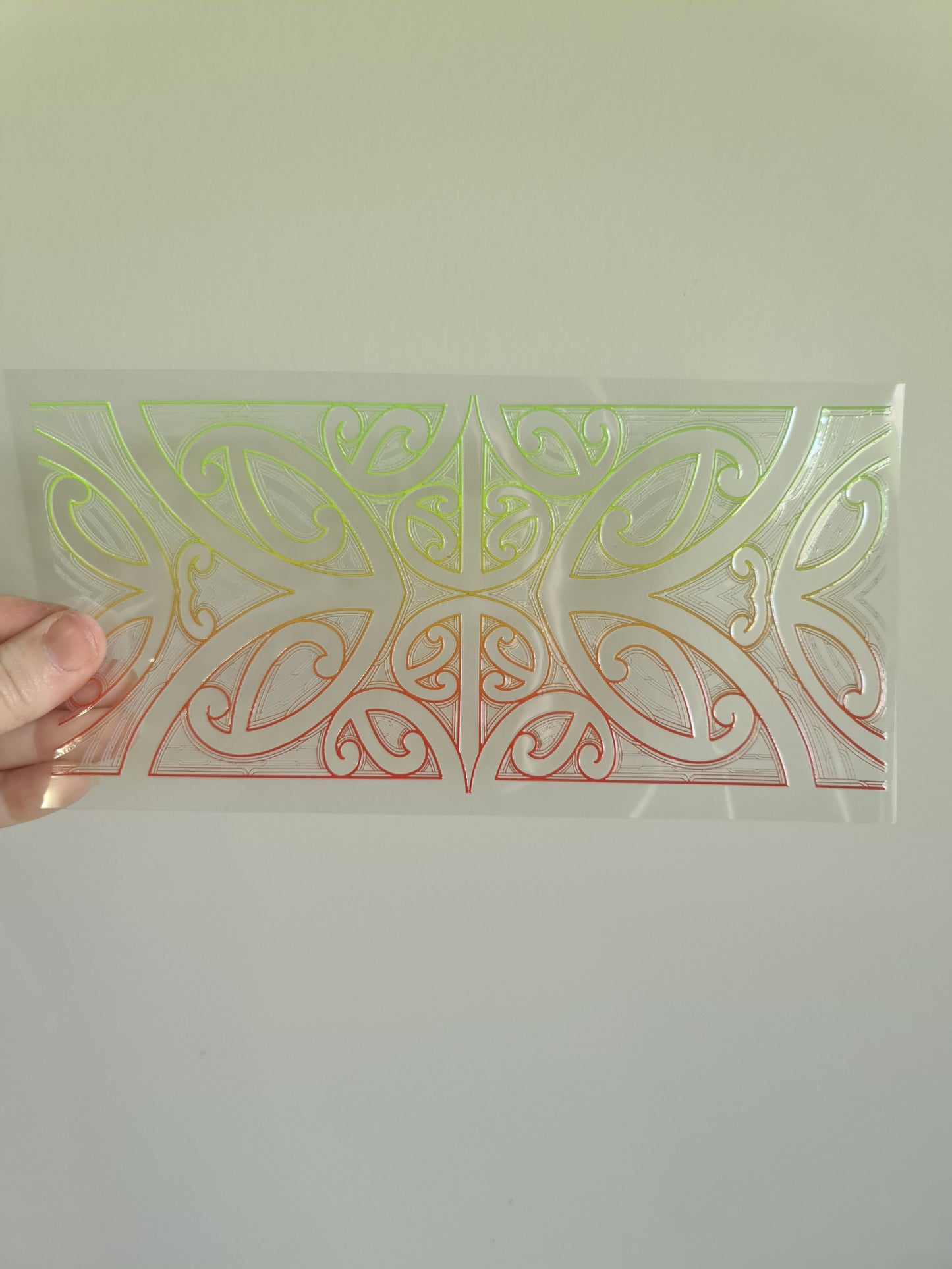 UV dtf Maori design 23cmx11cm 16oz wrap #648