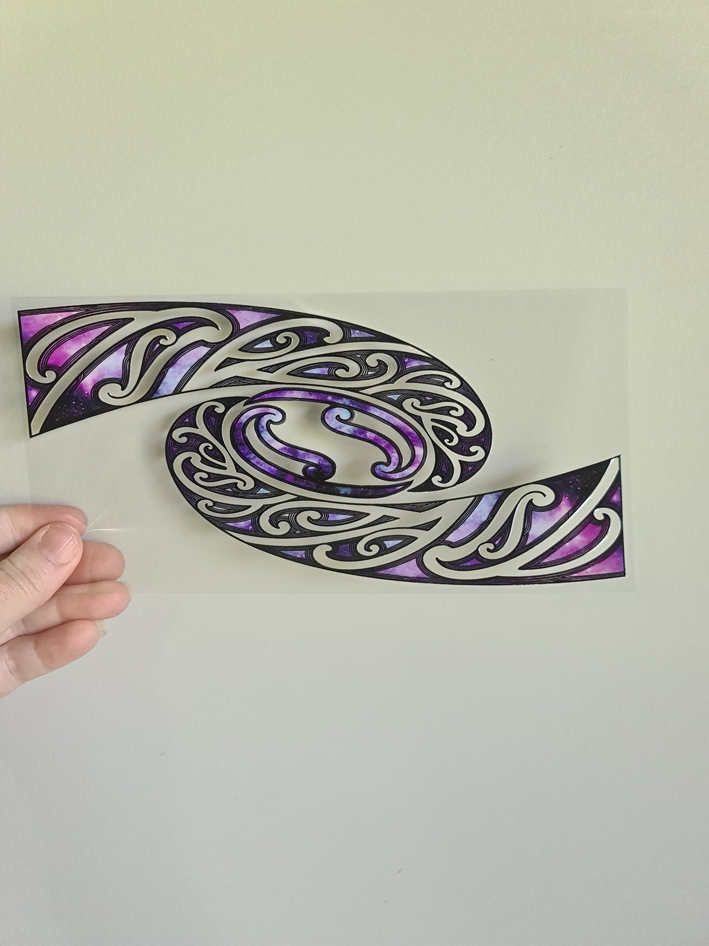 UV dtf Maori design 23cmx11cm 16oz wrap #652