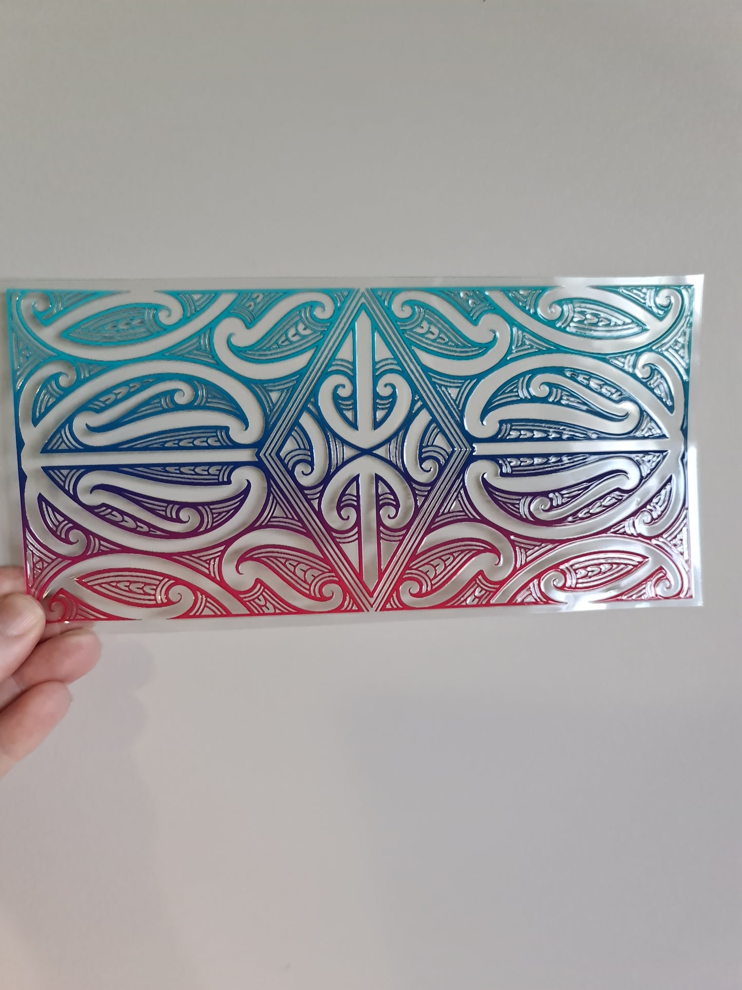UV dtf Maori design 23cmx11cm 16oz wrap #805