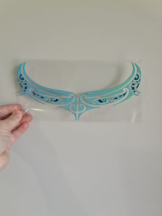 UV dtf Maori design 23cmx11cm 16oz wrap #501