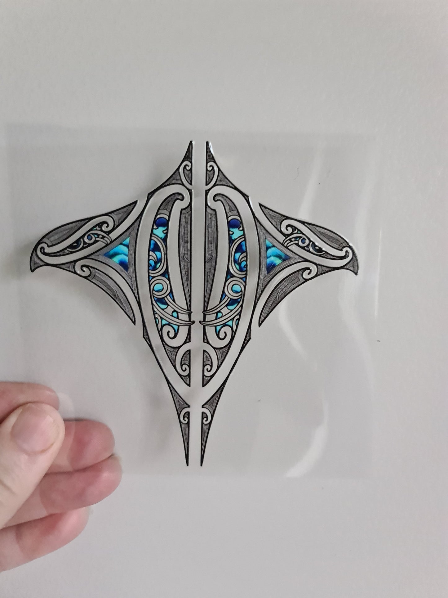 UV dtf Maori design mini size 11cmx11cm #444