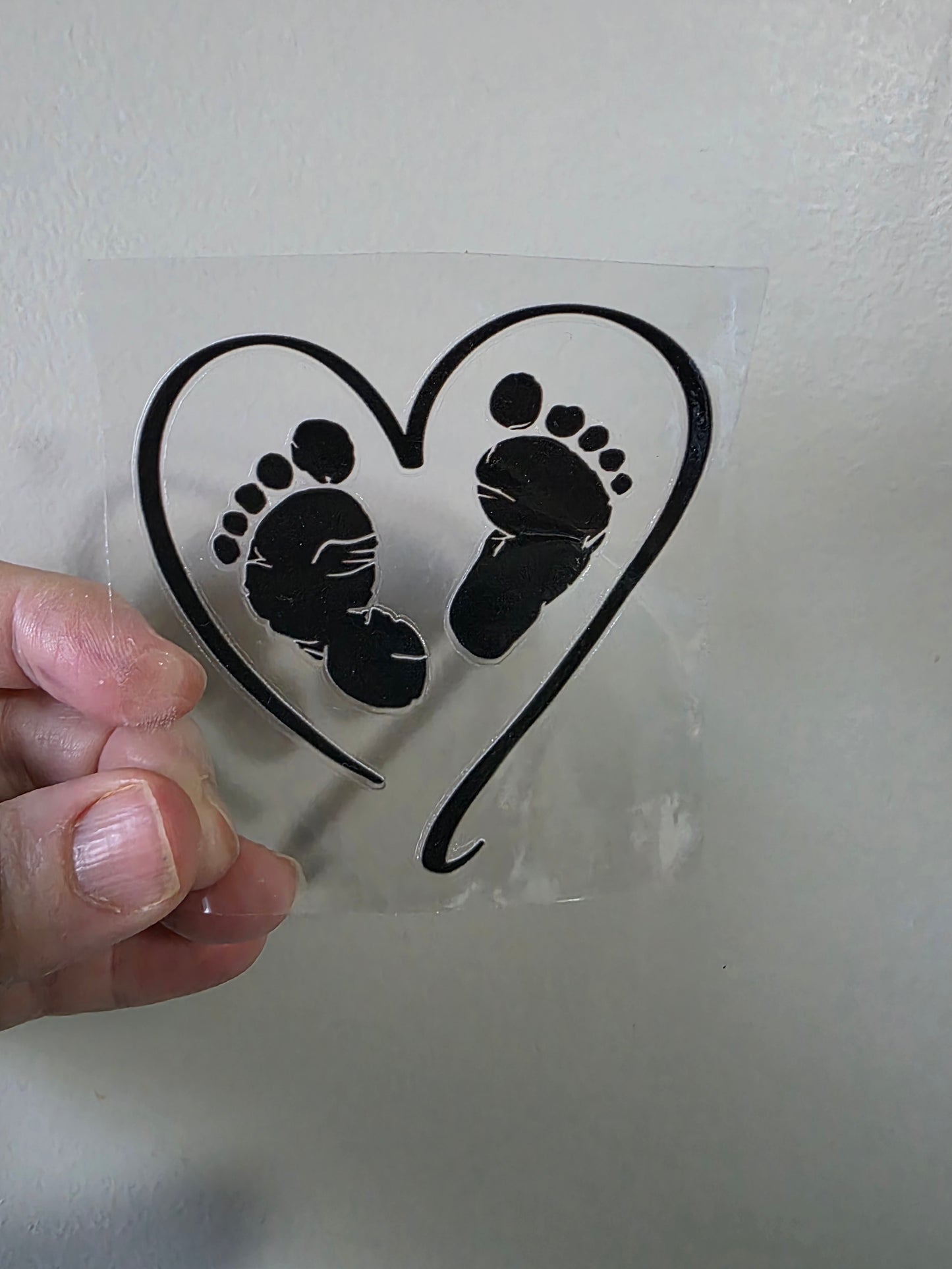 UV DTF sticker transfer 8cm