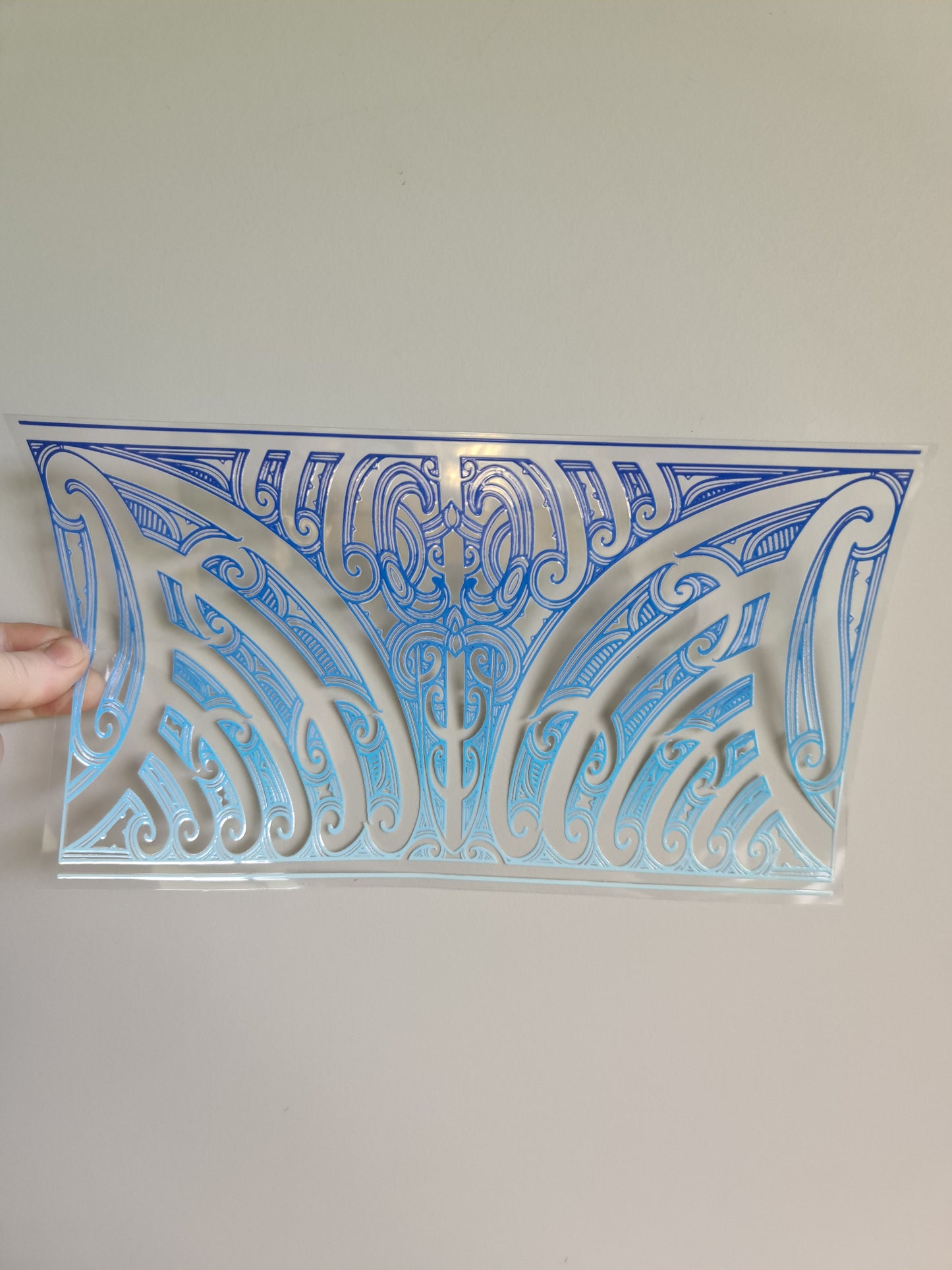 XL UV DTF DECAL MAORI DESIGN 28CMX17CM #23 for touch lamp