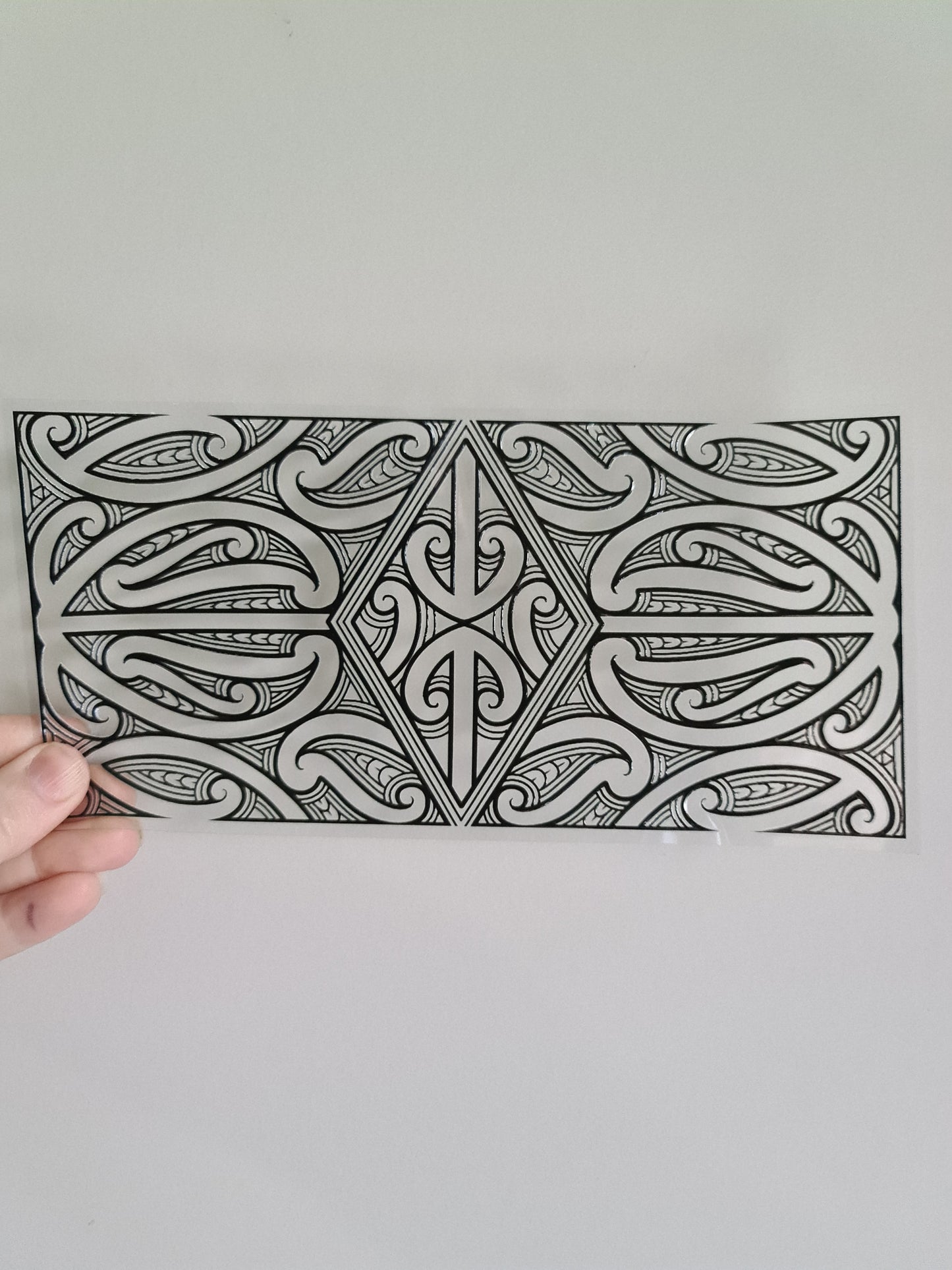 UV dtf Maori design 23cmx11cm 16oz wrap #1145
