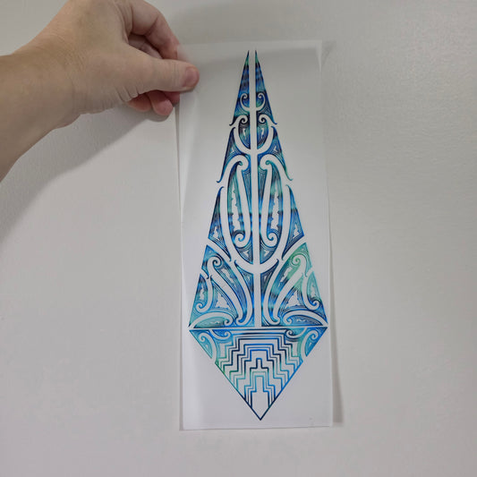 Maori design Iron on DTF 30cm