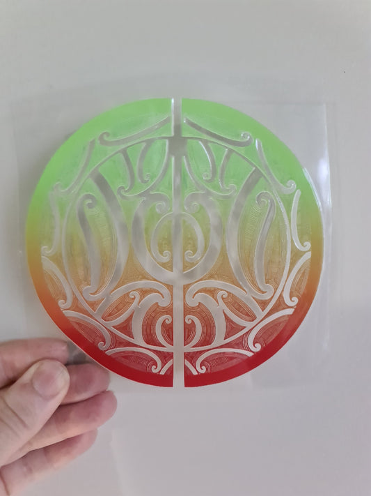 UV dtf Maori design mini size 13cmx13cm #850