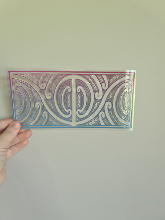 UV dtf Maori design 23cmx11cm 16oz wrap #685