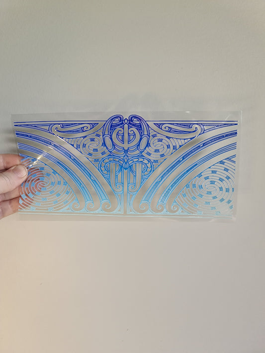UV dtf transfer Maori design 23cmx11cm 16oz wrap #1320
