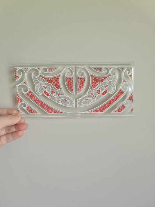 UV dtf transfer Maori design 24cmx11cm 16oz wrap #1500