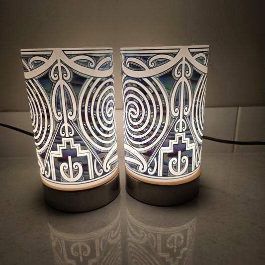 Maori design touch lamp - set 2 lamps (pre-order)