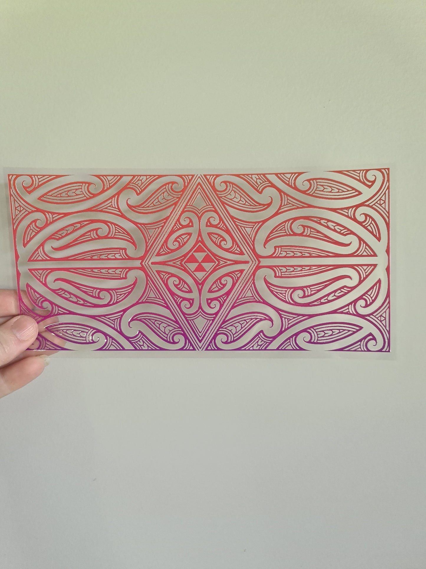 UV dtf Maori design 23cmx11cm 16oz wrap #678