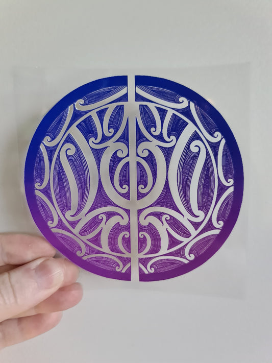 UV dtf Maori design mini size 11cmx11cm #959