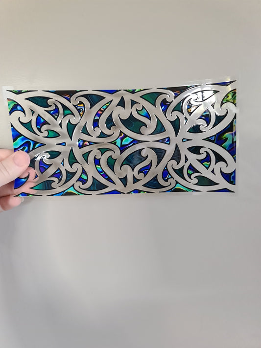 UV dtf Maori design 23cmx11cm 16oz wrap #298