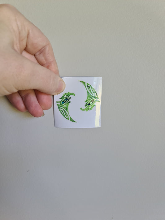 Tiny UV DTF transfer 5cmx5cm for bank cards and phones