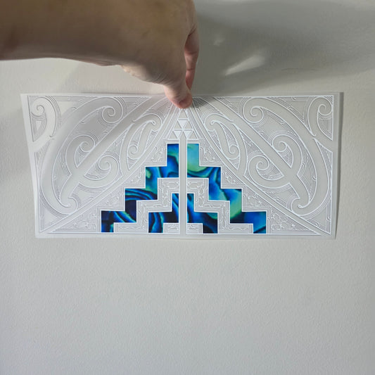 Maori design Iron on DTF 30cmx14cm