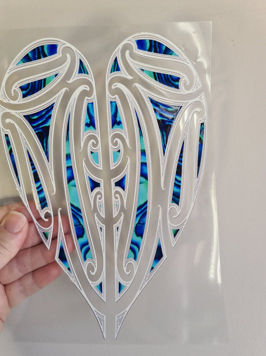 UV dtf Maori design A5 size 21cmx 14.8cm #384