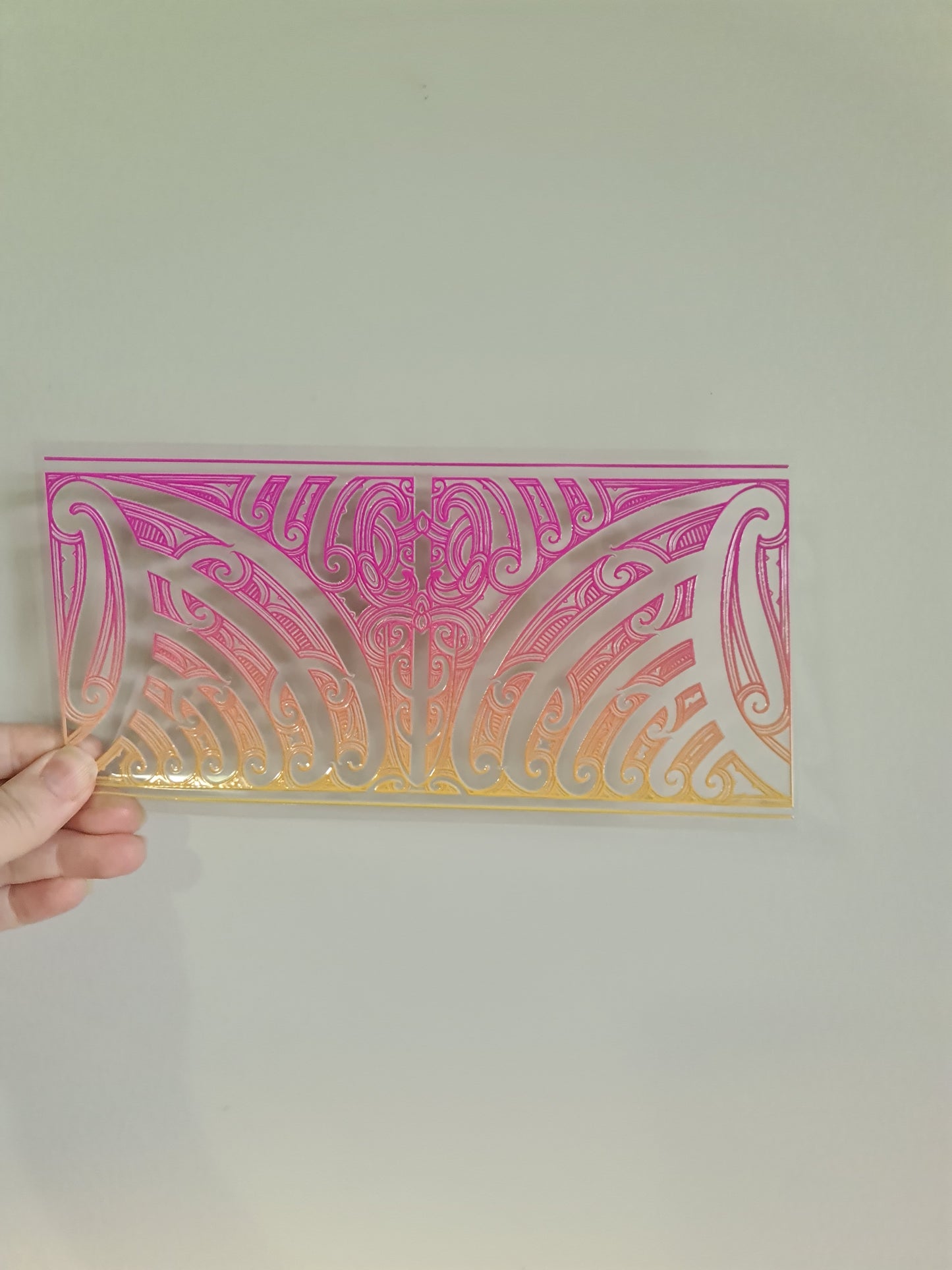 UV dtf transfer Maori design 23cmx11cm 16oz wrap #1230