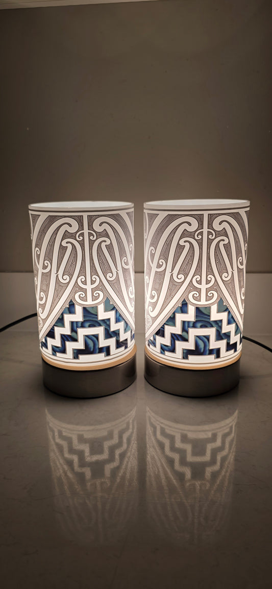Maori design touch lamp - set 2 lamps (pre-order)