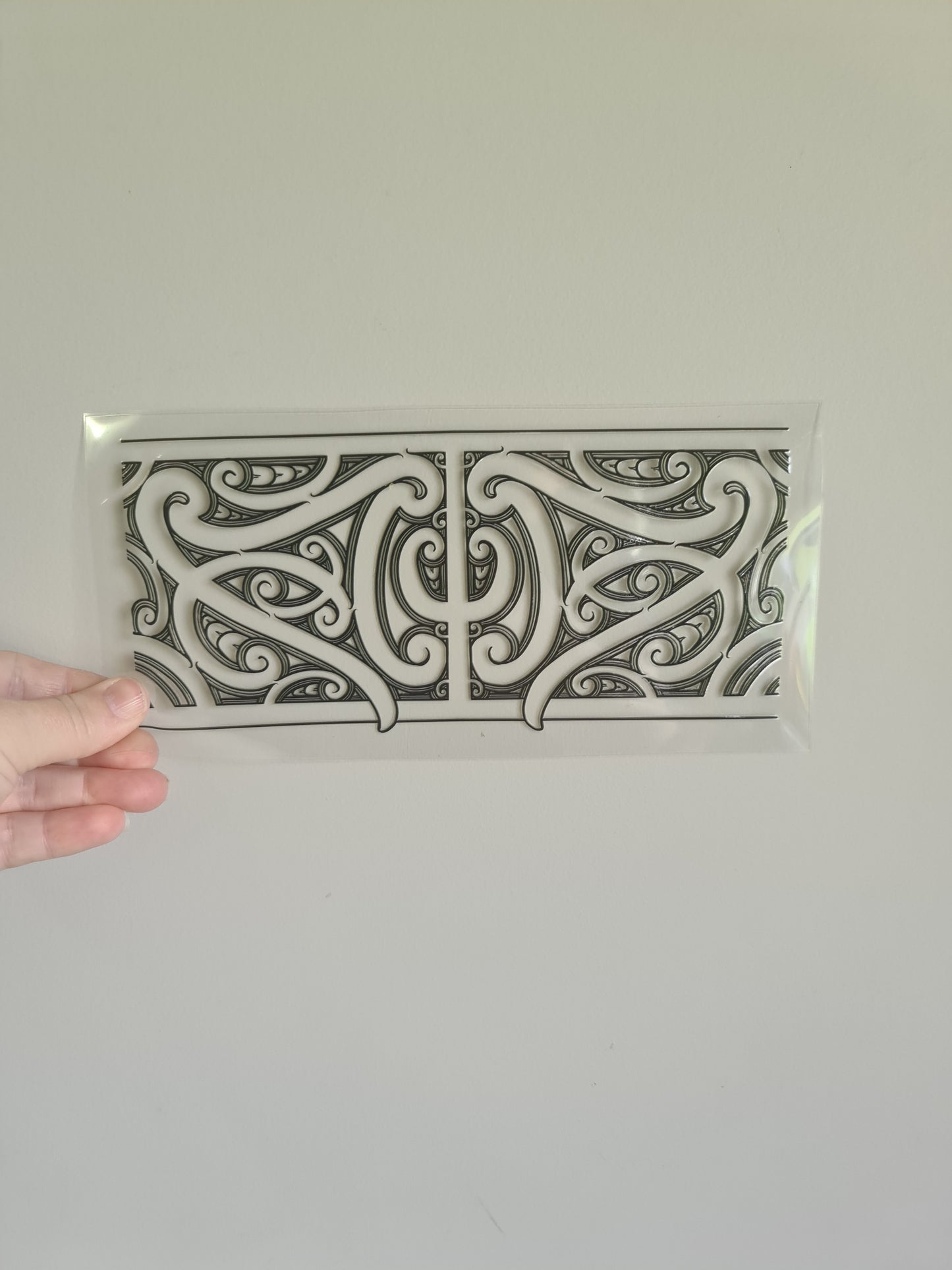 UV dtf transfer Maori design 23cmx11cm 16oz wrap #1503