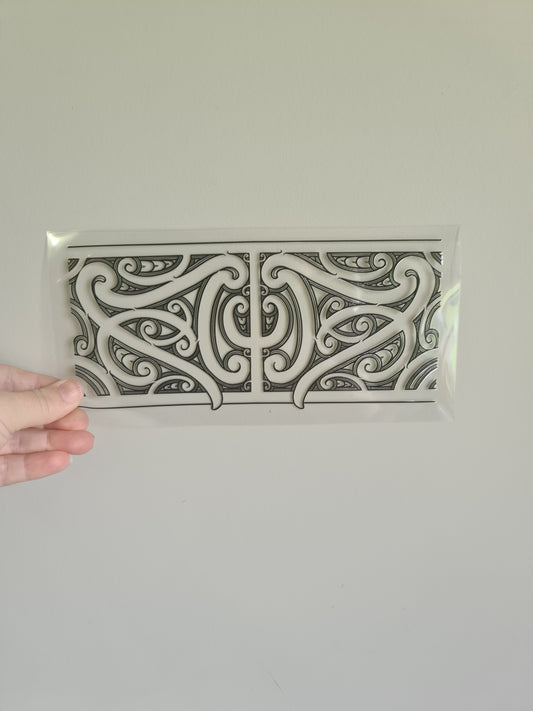 UV dtf transfer Maori design 23cmx11cm 16oz wrap #1503