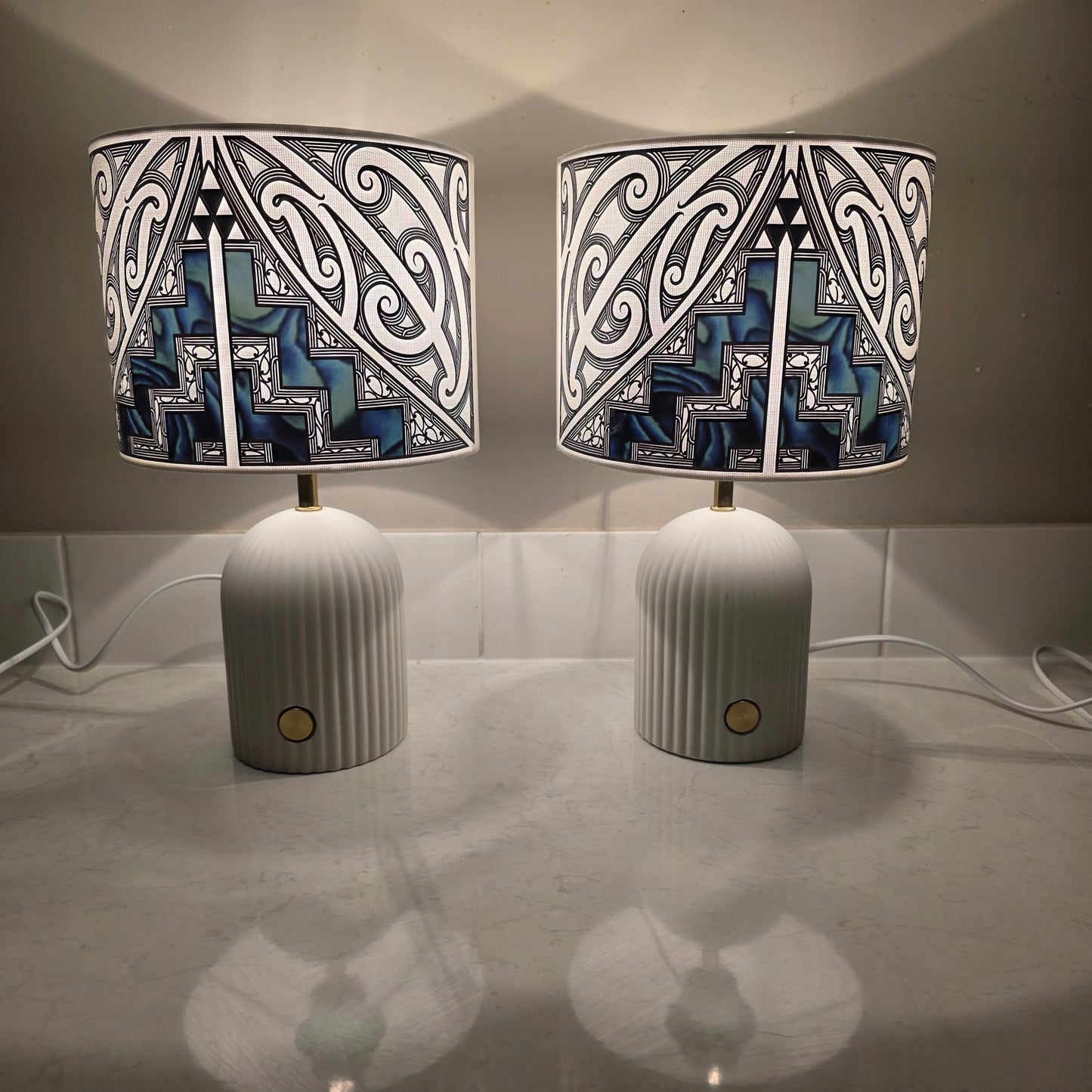 Maori design touch lamp - set 2 lamps (pre-order)