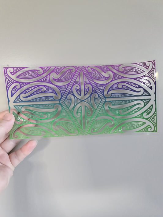 Uv dtf Maori design 23cmx11cm 16oz wrap #213