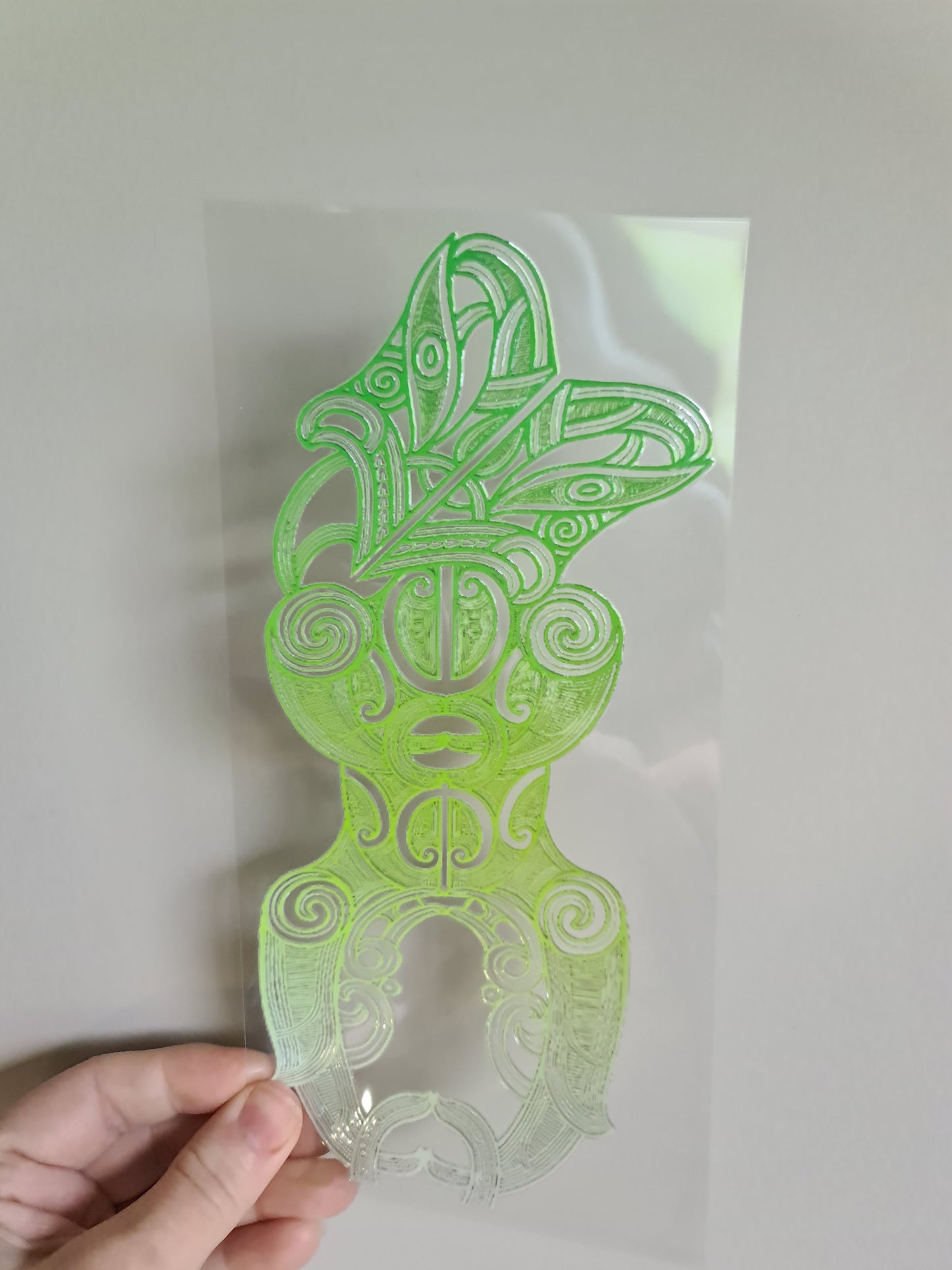 UV dtf Maori design 23cmx11cm 16oz wrap #1137