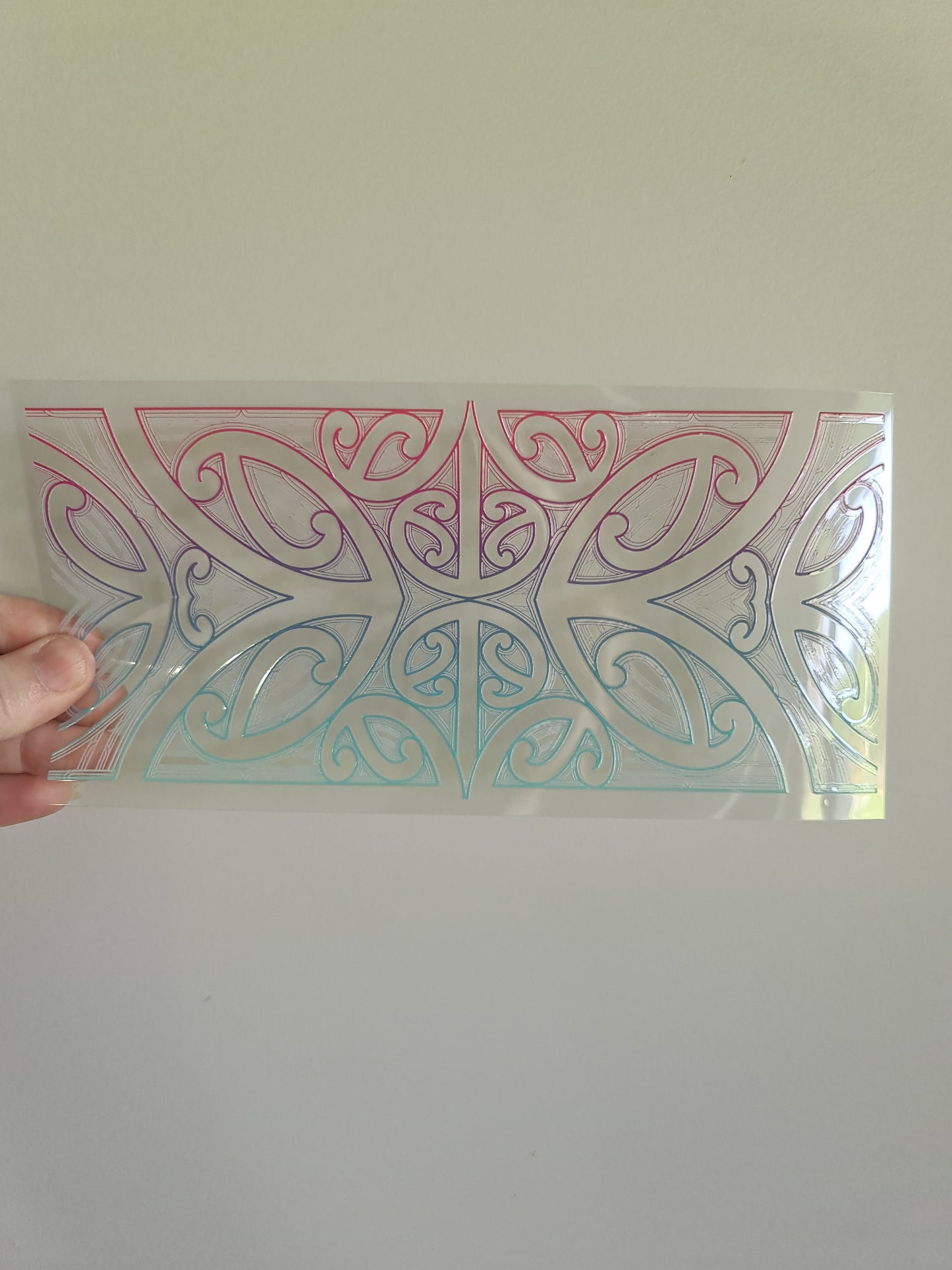 UV dtf Maori design 23cmx11cm 16oz wrap #666