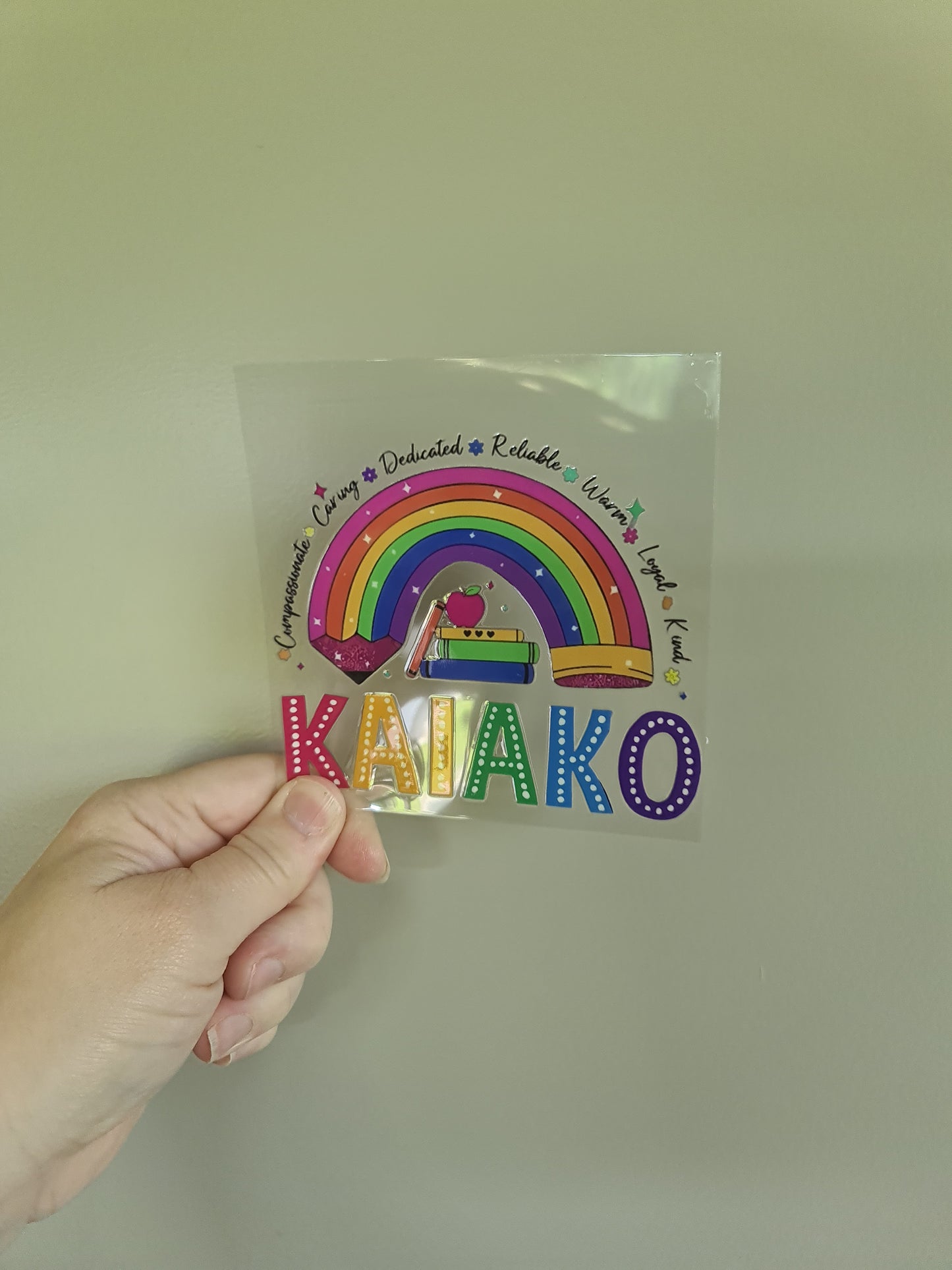TEACHER AND KAIAKO dtf transfer Maori design 11cm sticker #1488