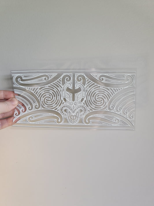 UV dtf transfer Maori design 23cmx11cm 16oz wrap #1314