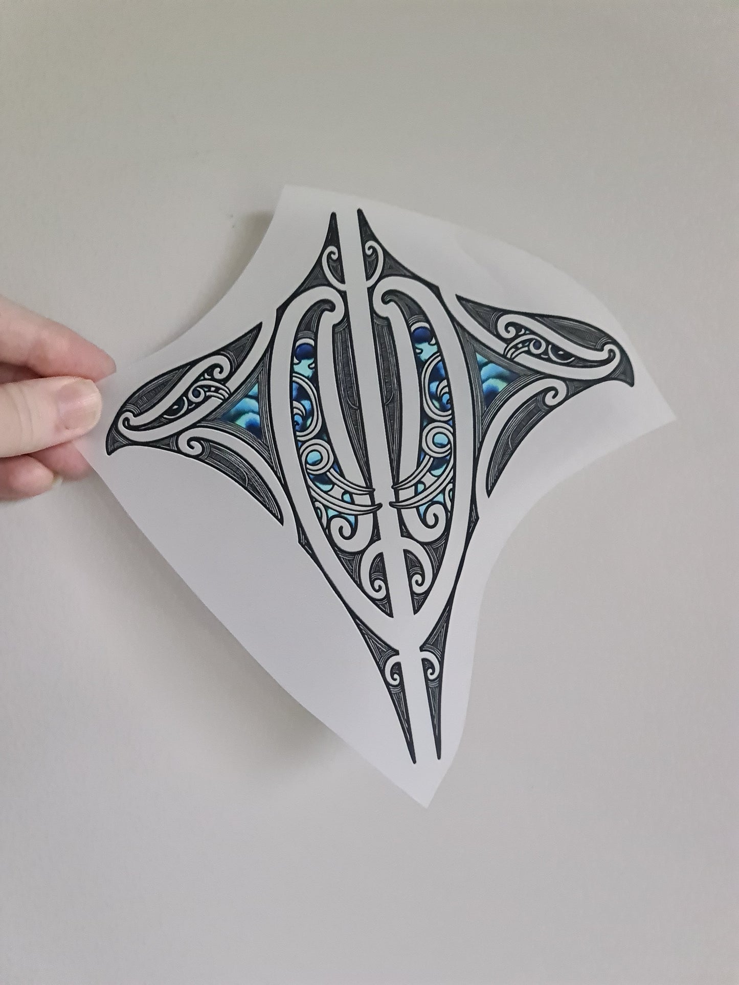 Kids clothing Sublimation custom Maori design Iron on HTV 20cm