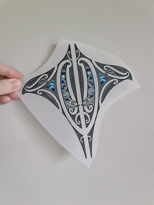 Kids clothing Sublimation custom Maori design Iron on HTV 20cm