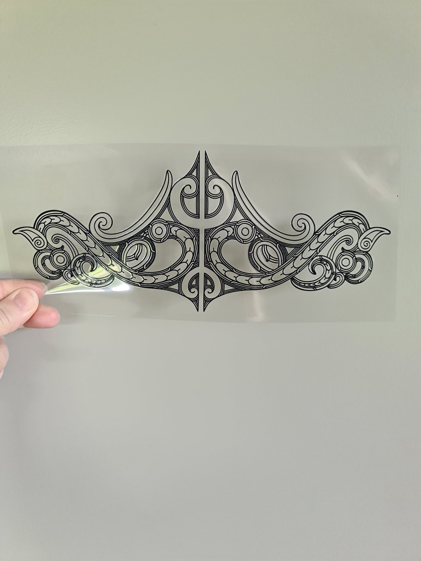 UV dtf transfer Maori design 26cmx11cm 16oz wrap #1511
