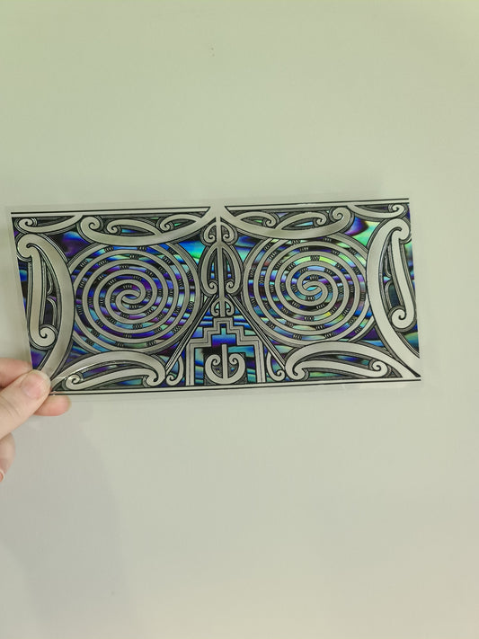 UV dtf transfer Maori design 23cmx11cm 16oz wrap #1209
