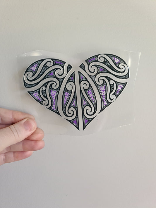 UV dtf Maori design mini size 12cmx9cm