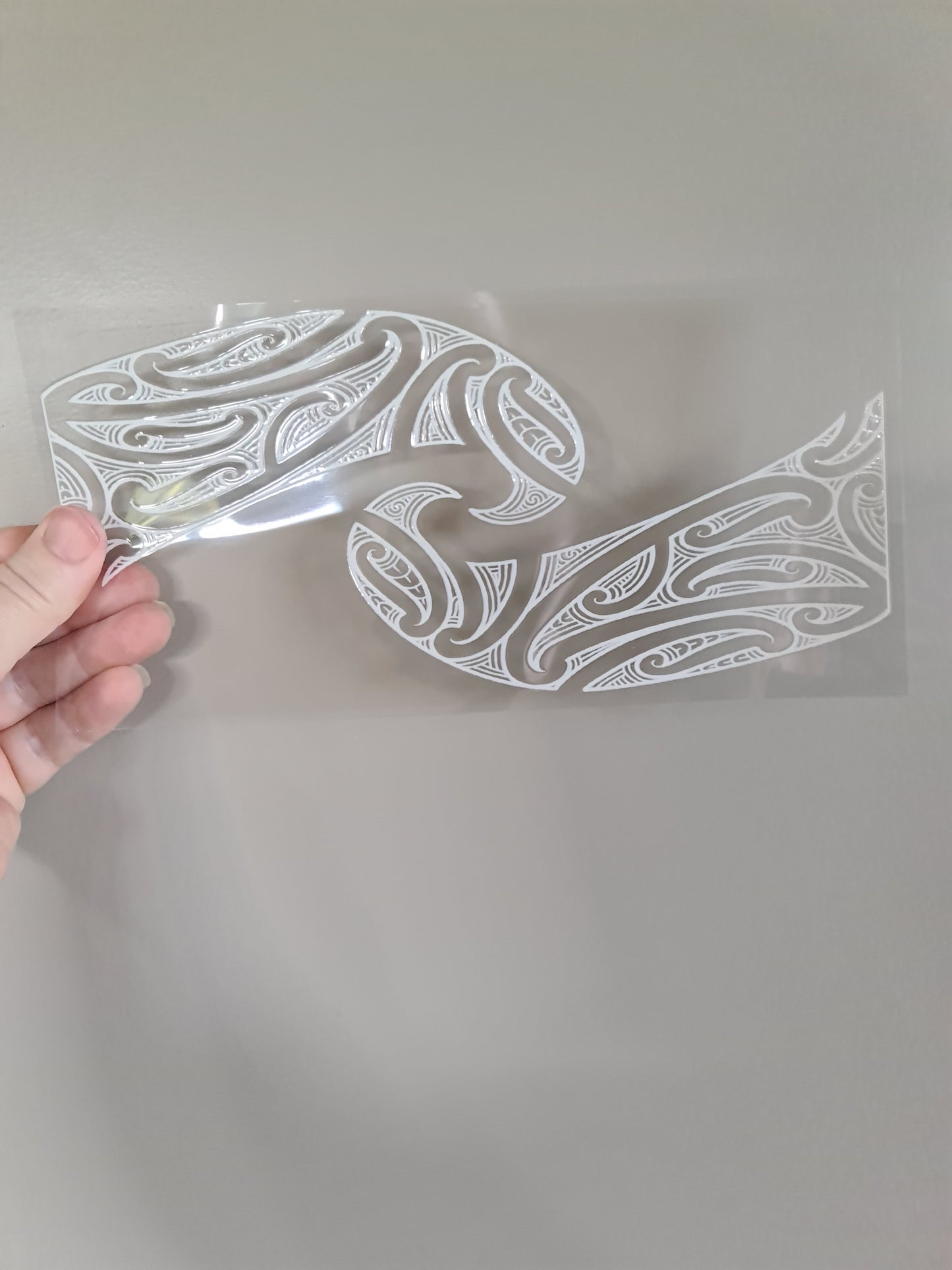 UV dtf Maori design 23cmx11cm 16oz wrap #272
