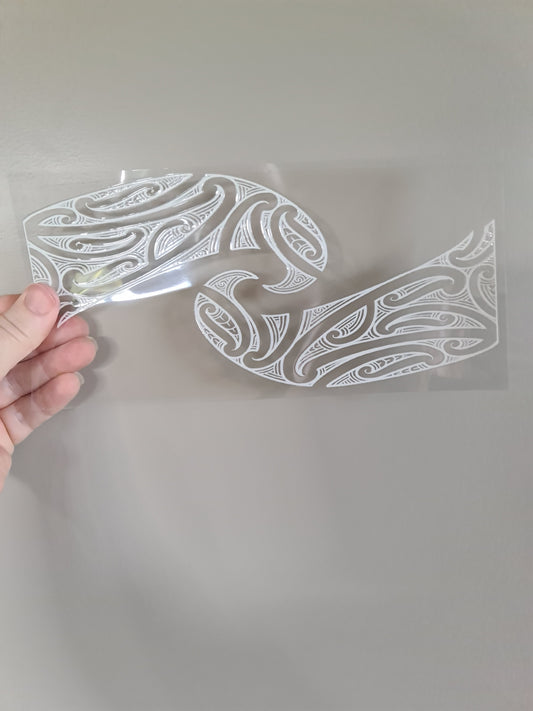 UV dtf Maori design 23cmx11cm 16oz wrap #272