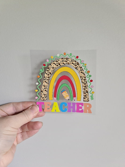 TEACHER AND KAIAKO dtf transfer Maori design 11cm sticker #1473