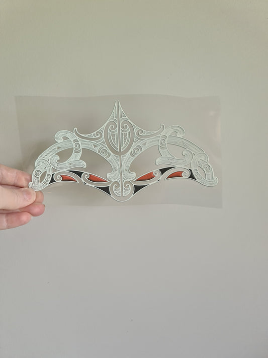 UV dtf transfer Maori design 20.5cmx11cm 16oz wrap #1501