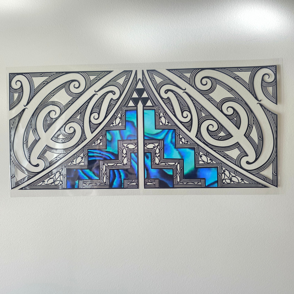XL UV DTF DECAL MAORI DESIGN 38CMX17CM for touch lamps #69