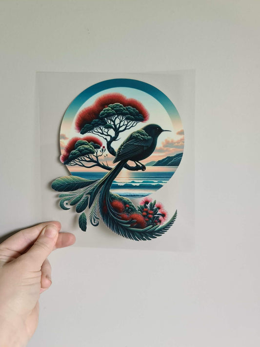 20cm UV DTF DECAL MAORI DESIGN 20cm Window decal