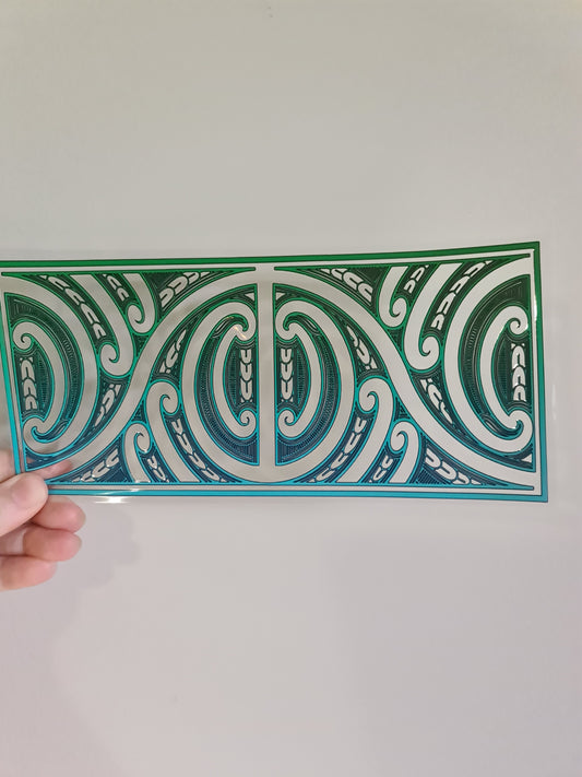 UV dtf Maori design 23cmx11cm 16oz wrap #760