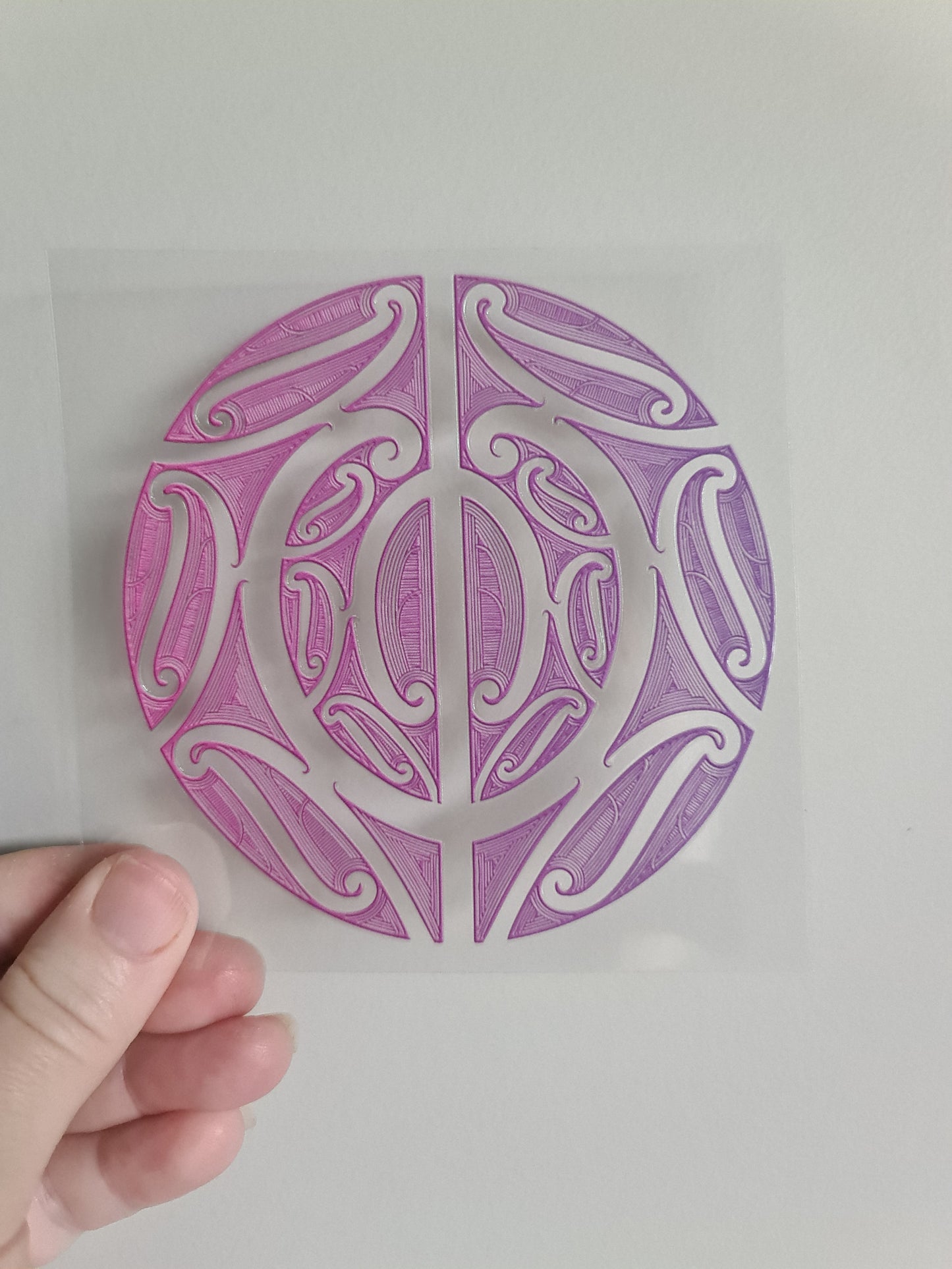 UV dtf Maori design mini size 11cmx11cm #424
