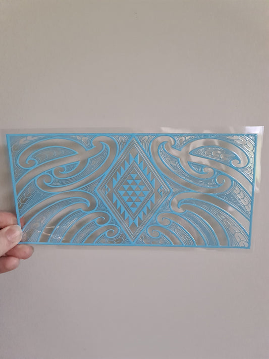 UV dtf Maori design 23cmx11cm 16oz wrap #1065