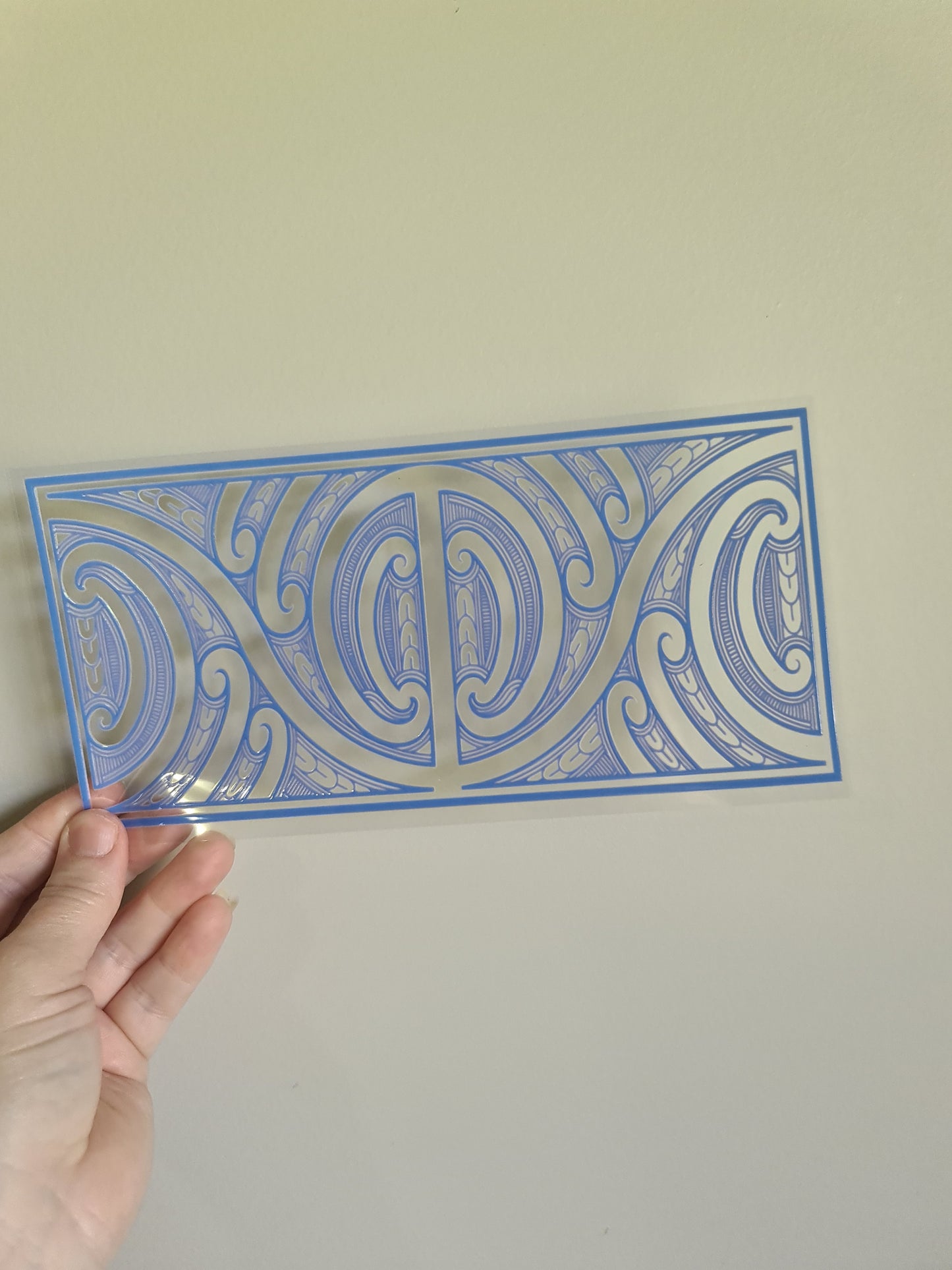 UV dtf Maori design 23cmx11cm 16oz wrap #633