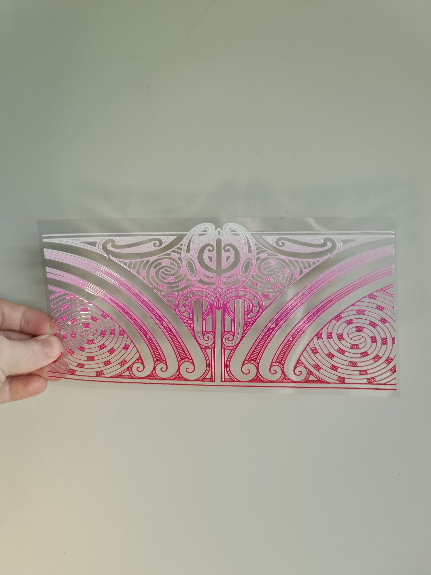 UV dtf transfer Maori design 23cmx11cm 16oz wrap #1421